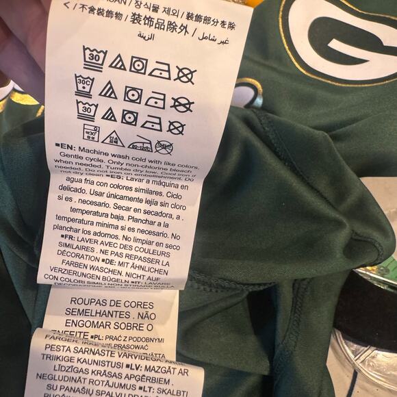 NFL Women's Green Bay Packers Original State Lace-Up T-Shirt Size M NWT - Picture 6 of 12